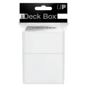 Ultra Pro Deck Box For Collectible Gaming Cards WHITE - Holds 80+ Sleeved Cards