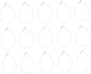Outanaya 1900Pcs Garment Price Tag Fasteners Durable Hanging Rope for Clothes Labels Secure Snap Fasteners for Craft Decoration Price Tag Display
