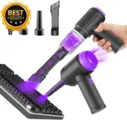 Air Duster Computer Vacuum Cleaner Cordless Powerful Energy-Efficient Purple