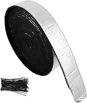 PAMINGONO Thermal Insulation Pipe Tape Roll Self Adhesive Aluminum Foil for Outdoor Water Hose Cold Weather Protection