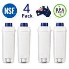 4Packs Water Filter Fr Delonghi Magnifica S Automatic Coffee Machine ECAM22110SB