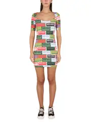 [Kenzo] Kenzo-Bodycon Dress 'Kenzo Labels'-Donna XS