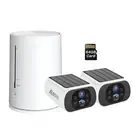 ANRAN 4MP Solar Security Camera Outdoor Wireless WIFI Battery Camera System 64GB