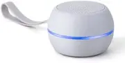 [Hype Audio] Portable Mini Bluetooth Wireless Speaker with RGB Light, Waterproof Speaker for Shower, Outdoor, Sport, Party, Beach, Travel, Hiking and Camping (Gray)