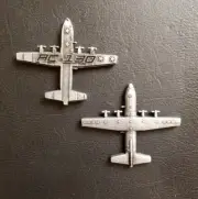 AC-130 Gunship Tanker Military Aircraft Shaped Challenge Coin