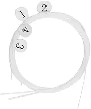 ERINGOGO 4Pcs String Transparent Nylon Ukulele Strings Replacement for Ukuleles Durable Music Wire for Tone and Performance