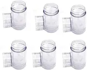 Clear Empty Plastic Round Deodorant Containers,Round Shape Bottom Filling Stick Deodorant Container Twist Up Stick Tube (C)