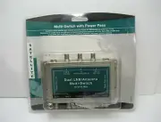 Dual LNB Antenna Multi Switch Satellite Cable Video
