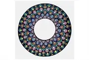 SVRK-Design Mandala Art Wall Decor 50cm Diameter Lotus Palette Pattern