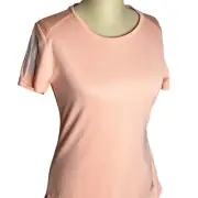 NWT Adidas Top Womens Size S Coral Orange Pink Climacool Running Own The Run