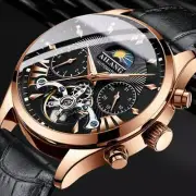 AILANG top luxury brand men's mechanical watch moon phase