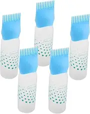 WOFASHPURET Essential Oil Hair Comb Applicator 5pcs Mini Hair Bottle for Dye Scalp Oil