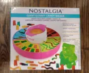 NEW - Nostalgia GCM600 Electric Giant Gummy Bear Fish Worm Maker Candy Machine