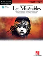 Les Miserables Trumpet Solo Sheet Music 13 Songs Play-Along Book & Online Audio