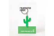 Say It to My Face Keyring Cactus
