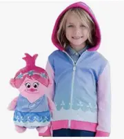 New Trolls POPPY 2in1 Transforming Cubcoats Stuffed Animal Plush Hoodie, Size 3