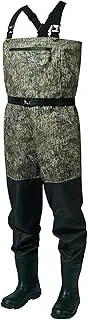 [Bassdash] Camo Breathable Boot Foot Hunting Waders Ripstop Lightweight Chest Wader for Fishing ATV
