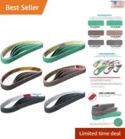 Replacement Belt Kit - Premium Grits for Work Sharp Knife & Tool Sharpener