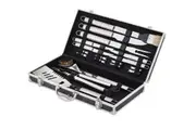 18 Piece Davis & Waddell Stainless Steel BBQ Tool Set With Aluminium Case