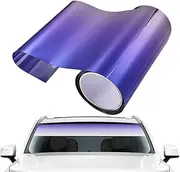 Car Windscreen Sunstrip, Car Windshield Protection Film, Auto Sun Visors Strip Tint Film Front Windshield Uv Shade Decal, Sun Blocking UV Blocker Scratch Resistant Self-Adhesive Sticker for Vehicle