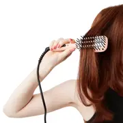 Mini Straightening Brush - Peach