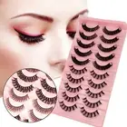 10 Pairs/box Faux Eyelashes Reusable Halloween Tool Beauty False Eye Lash Mini
