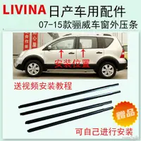 在飛比找蝦皮商城精選優惠-NISSAN尼桑日產07-15款LIVINA 車窗玻璃水切條