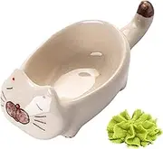 Dip Sauce Bowls, Soy Sauce Dish, Cat Shape Sauce Dishes Sweet Diving Bowls - Japanese Spice Plate Small Kitchen Accessories for Appetizer & Vinegar