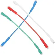 ETHZZLE Record Player Essential 4 Pack Cord Holders High Grade Lead Wires Safe Convenient for Gramophones