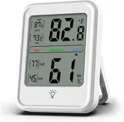 Room Thermometer Backlight Digital Hygrometer Home Weather Station Temperature Humidity Monitor Battery