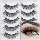 Glam Wispy Fluffy Extension Tools False Eyelashes Thick Cross Natural Long