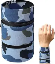 Wrist Pouch with Zipper for Phone - Lightweight and Soft Wrist Wallet Cell Phone Holder with Zipper Pocket - Women Men Sports Color Wrist Pouch Phone Coin Keys Storage for Running Walking Ngumms