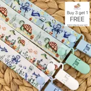 Dummy Clip - Pacifier Chain - Binky Band - Soother Holder - Dummie - Sea Animals