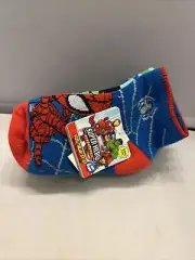 Marvel Super Hero Toddler Boys Socks Size 3T-5T Spider-man 6-Pack Grip