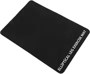 BESPORTBLE Stepper Pad Treadmill Mat Pu Vibration Pad Anti-Shock Noise-reducing Floor Mat Home Gym Black