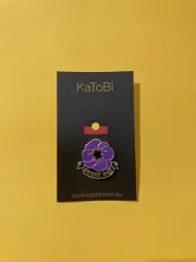 Aboriginal Sorry Day Hibiscus Enamel Pin Badge Brooch Indigenous NAIDOC