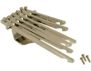 NEW - Guitar Finger Style Tailpiece - NICKEL, #FGTP-N