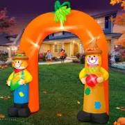 Thanksgiving Scarecrow Archway Harvest Airblown Inflatable BlowUp Autumn Fall