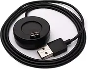 SYSTEM-S USB 2.0 Cable 100 cm Charging Cable for Garmin Venu 1 2 2S SQ Lily Smartwatch Black