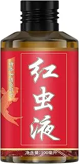 Red Worm Bait - 100ml Red Worm Bait Ink Fishing Liquid - Concentrated Lure Attraction Strong Smell Fishing Attractants for Fisherman Walleye Cod