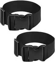 Baluue 2Pcs Adjustable Luggage Straps for Backpacks and Suitcases Lightweight Packing Straps with Buckle for Outdoor Camping and Travel Versatile Wide Long