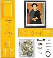 Picture Hanging Tool, Picture Hanging Kit, with 50 PCS Hanging Accessories. Photo Frame Hanging Tool with Leveling Ruler, Simple Picture Frame Picture Hangers, Suitable for All Wall Materials