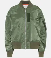 [Sacai] Sacai Nylon bomber jacket AU 14 green