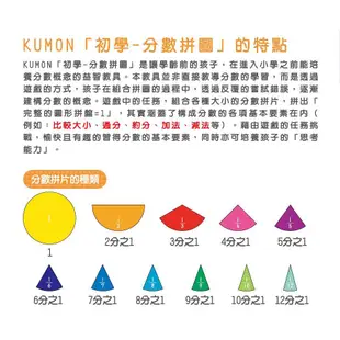 KUMON Toy分數拼圖 eslite誠品