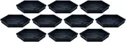 Set of 10 Hexagonal Hegimes Shokado Black Inner Black Painting [Shokado]