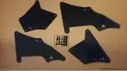 Set of 4 Splash Seals & Clips for 2003-2009 Toyota 4Runner Fender Liner Seal C