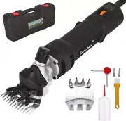 Sheep Shears, 750W Professional Electric Sheep Clippers with 6 Speed, Farm