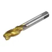 5/8-11 UNC High Speed Steel Titanium Plated Machine Spiral Flute Thread Tap