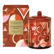 [GLASSHOUSE-FRAGRANCES] Gingerbread House Soy Candle (Holiday Limited Edition)