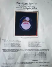Tirolean Santa Just Libby Designs for Rainbow Gallery 2000 np kit